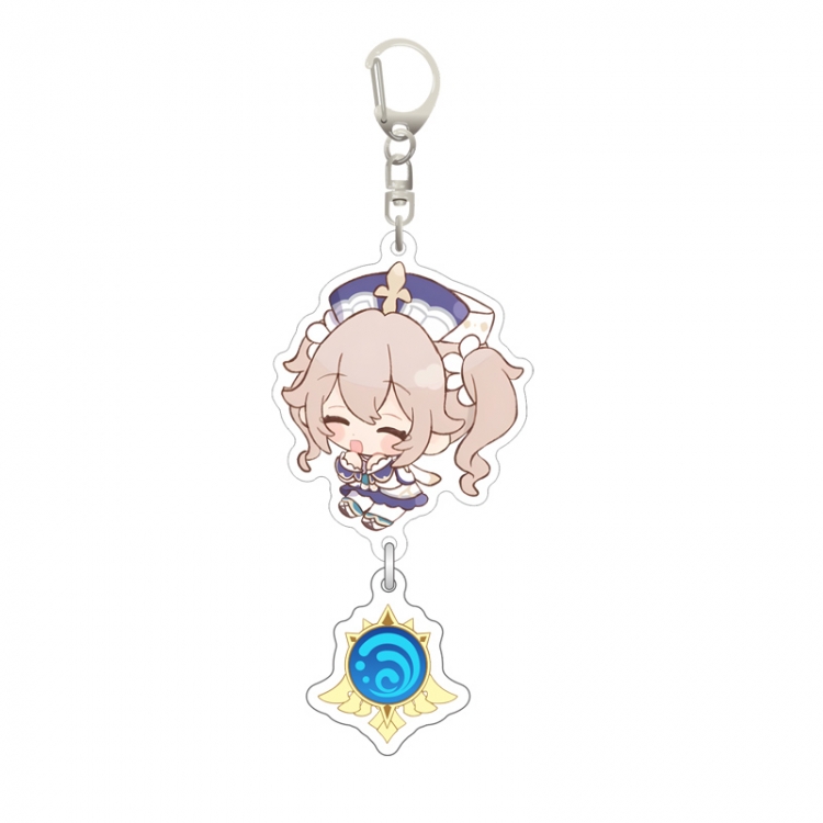 Genshin Impact Pendant game peripheral keychain pendant price for 5 pcs