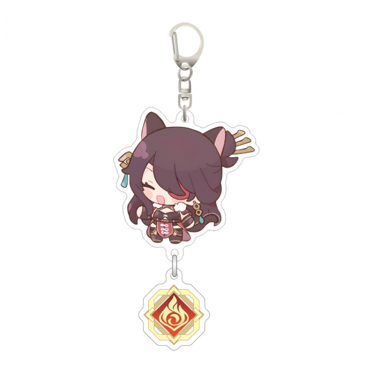 Genshin Impact Pendant game peripheral keychain pendant price for 5 pcs