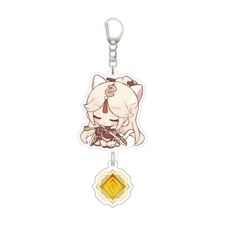 Genshin Impact Pendant game peripheral keychain pendant price for 5 pcs