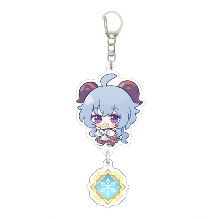 Genshin Impact Pendant game peripheral keychain pendant price for 5 pcs