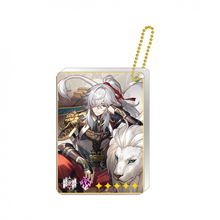 Collapse Star Dome Railway Single hanging character card set keychain pendant price for 5 pcs