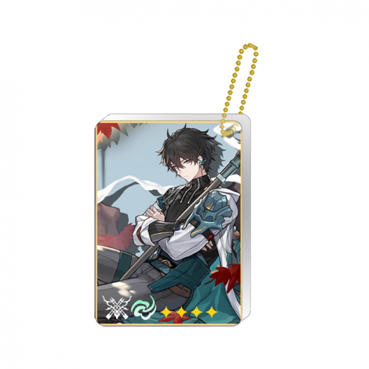 Collapse Star Dome Railway Single hanging character card set keychain pendant price for 5 pcs