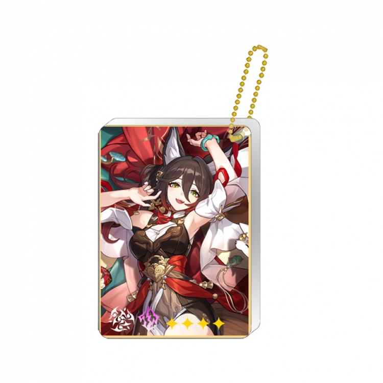 Collapse Star Dome Railway Single hanging character card set keychain pendant price for 5 pcs