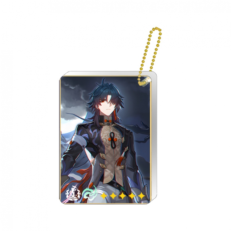 Collapse Star Dome Railway Single hanging character card set keychain pendant price for 5 pcs