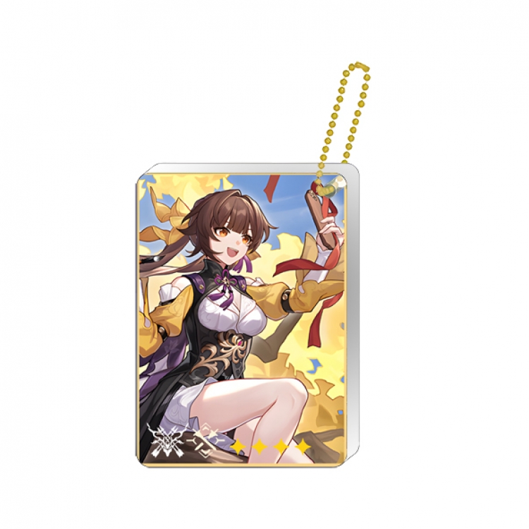 Collapse Star Dome Railway Single hanging character card set keychain pendant price for 5 pcs