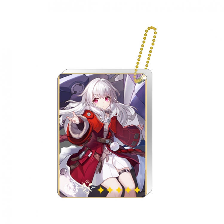 Collapse Star Dome Railway Single hanging character card set keychain pendant price for 5 pcs