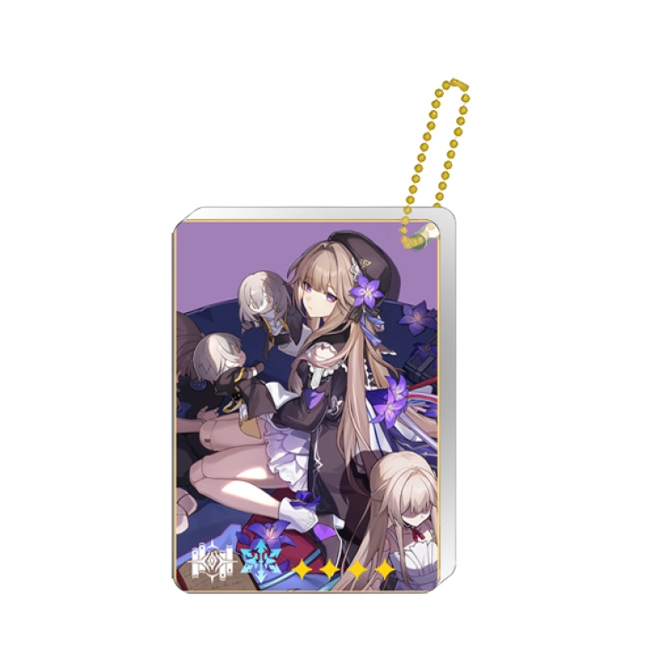 Collapse Star Dome Railway Single hanging character card set keychain pendant price for 5 pcs