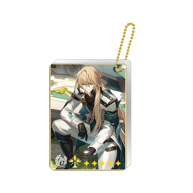 Collapse Star Dome Railway Single hanging character card set keychain pendant price for 5 pcs
