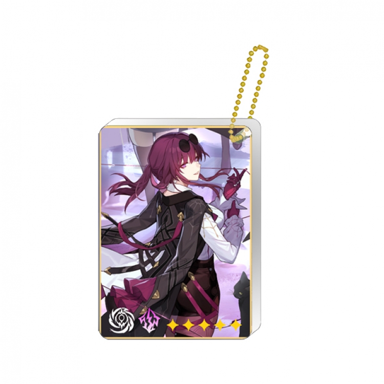 Collapse Star Dome Railway Single hanging character card set keychain pendant price for 5 pcs