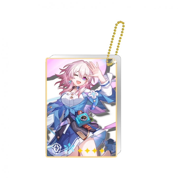Collapse Star Dome Railway Single hanging character card set keychain pendant price for 5 pcs