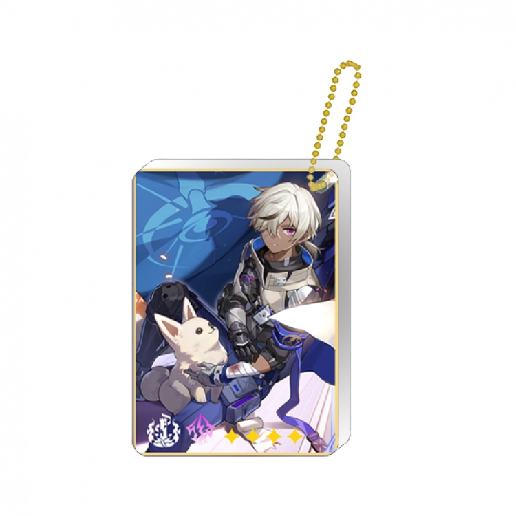 Collapse Star Dome Railway Single hanging character card set keychain pendant price for 5 pcs