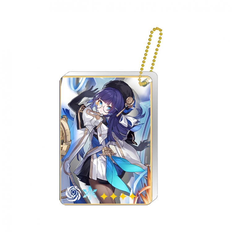 Collapse Star Dome Railway Single hanging character card set keychain pendant price for 5 pcs
