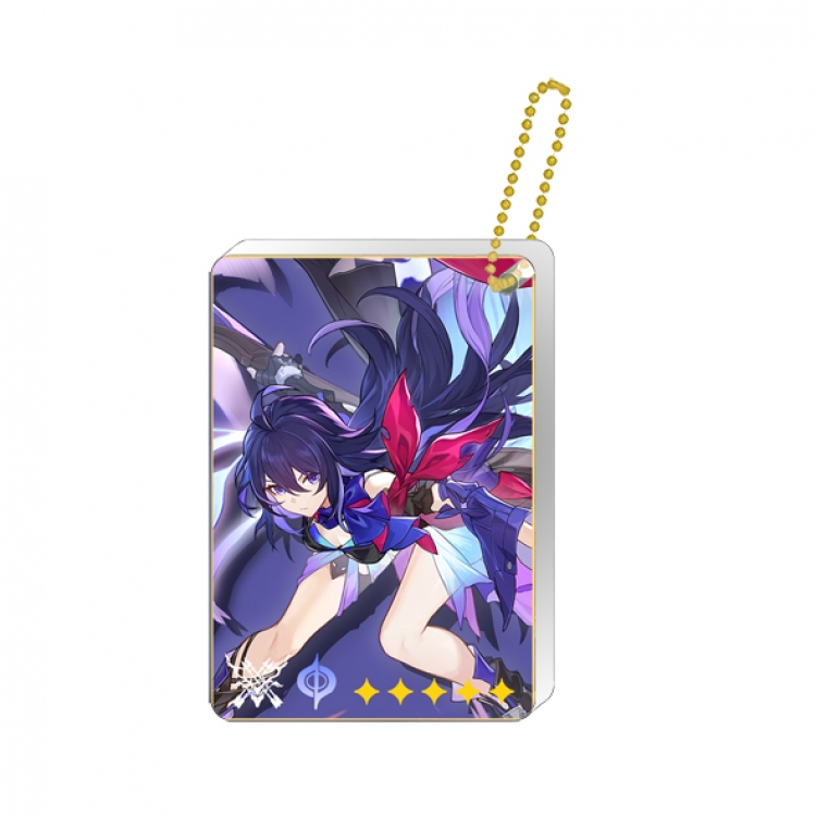 Collapse Star Dome Railway Single hanging character card set keychain pendant price for 5 pcs