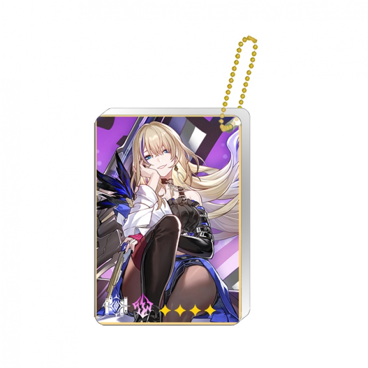 Collapse Star Dome Railway Single hanging character card set keychain pendant price for 5 pcs