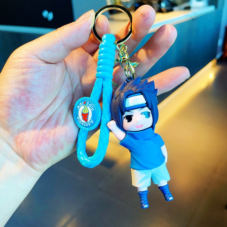 Naruto Anime Surrounding 3D Car Keychain Bag Hanging Accessories  price for 5 pcs