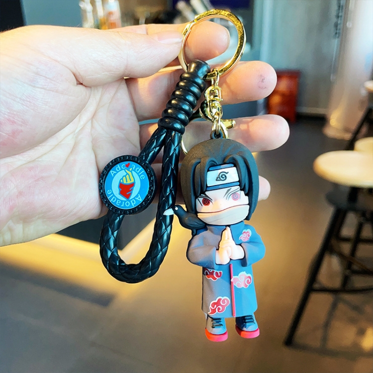 Naruto Anime Surrounding 3D Car Keychain Bag Hanging Accessories  price for 5 pcs