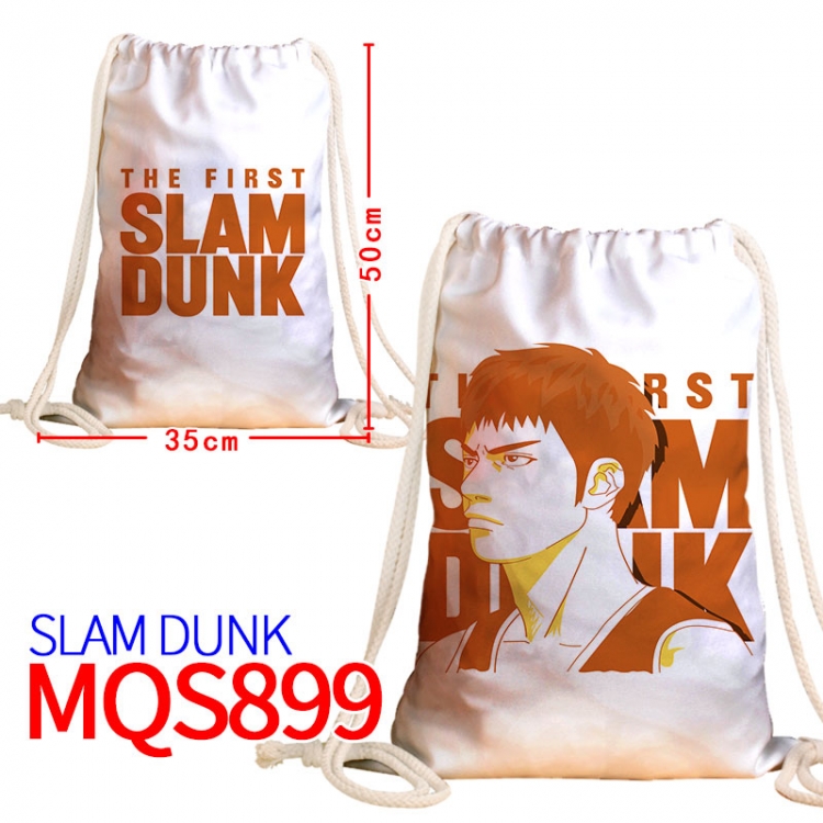 Slam Dunk Canvas drawstring pocket backpack 50x35cm MQS-899