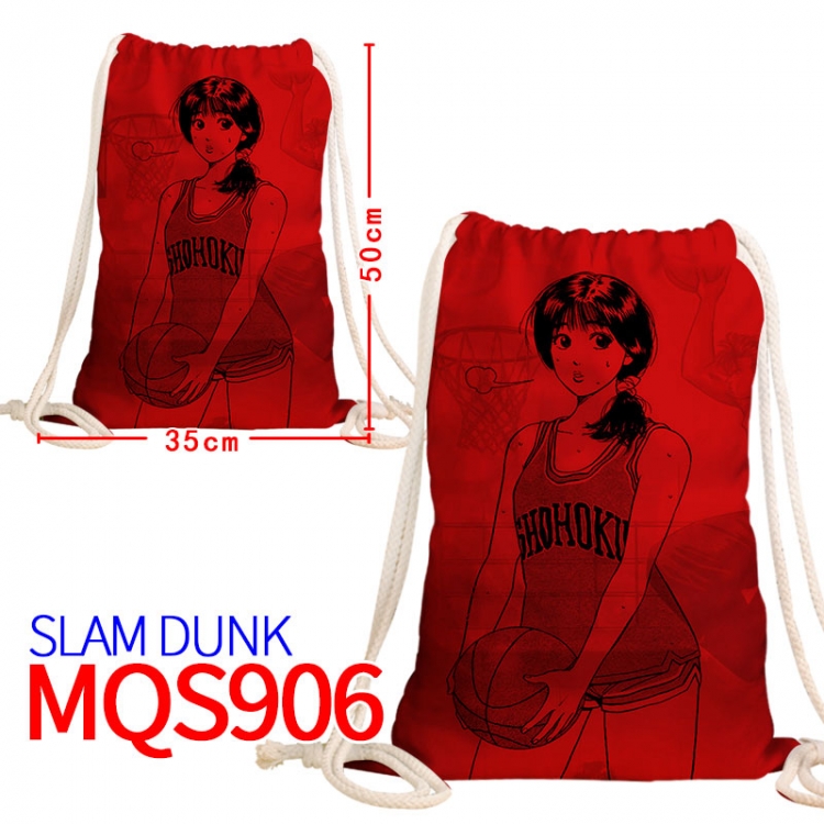 Slam Dunk Canvas drawstring pocket backpack 50x35cm MQS-906