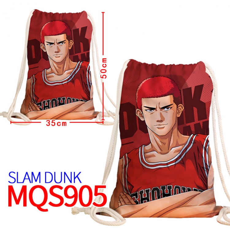 Slam Dunk Canvas drawstring pocket backpack 50x35cm MQS-905