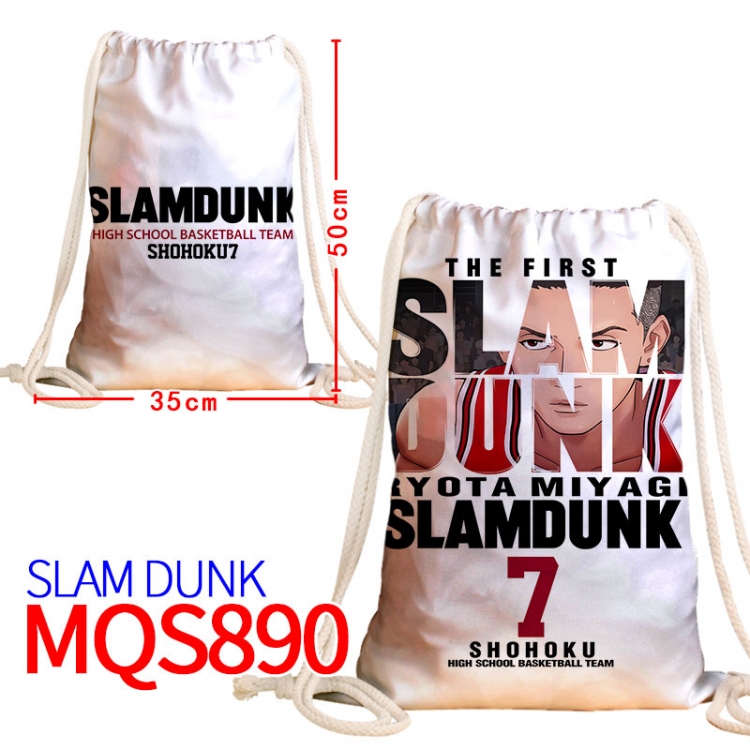 Slam Dunk Canvas drawstring pocket backpack 50x35cm MQS-890