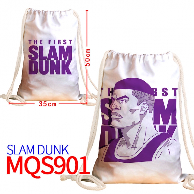 Slam Dunk Canvas drawstring pocket backpack 50x35cm MQS-901