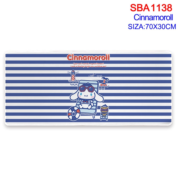 Cinnamoroll cartoon peripheral locking mouse pad 70X30cm  SBA-1138-2
