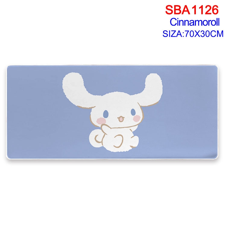 Cinnamoroll cartoon peripheral locking mouse pad 70X30cm  SBA-1126-2
