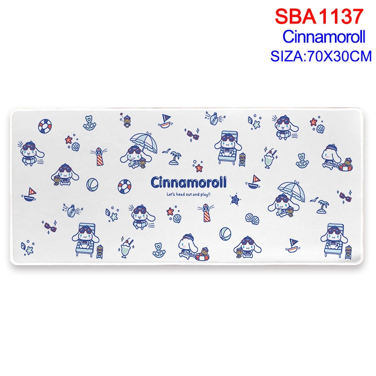 Cinnamoroll cartoon peripheral locking mouse pad 70X30cm SBA-1137-2