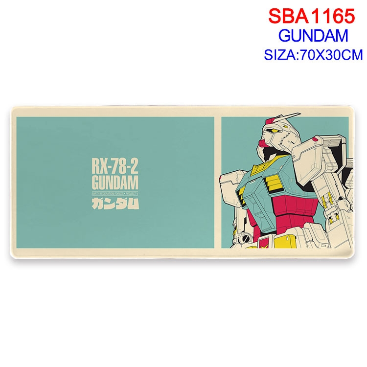 Gundam Animation peripheral locking mouse pad 70X30cm SBA-1165-2