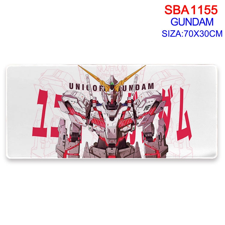 Gundam Animation peripheral locking mouse pad 70X30cm SBA-1155-2