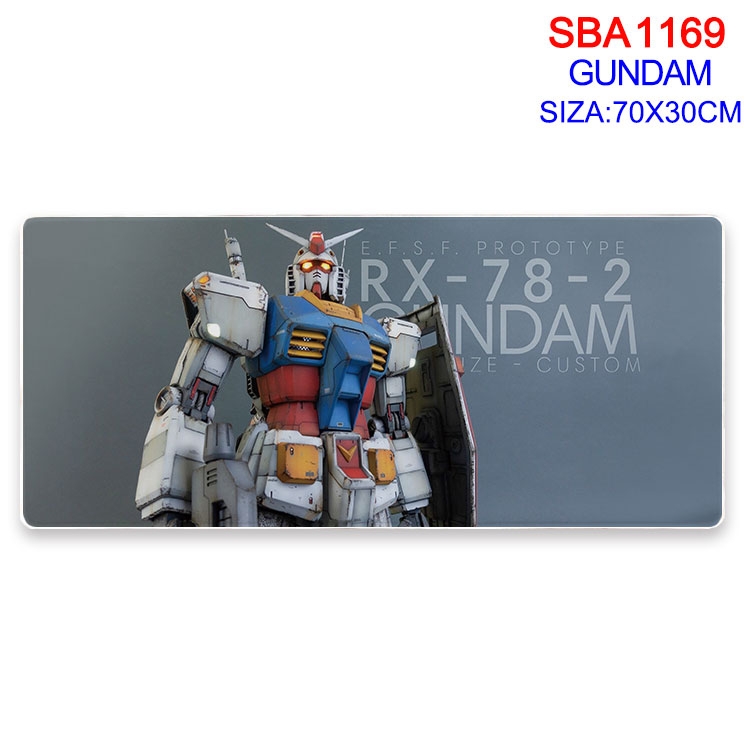 Gundam Animation peripheral locking mouse pad 70X30cm SBA-1169-2