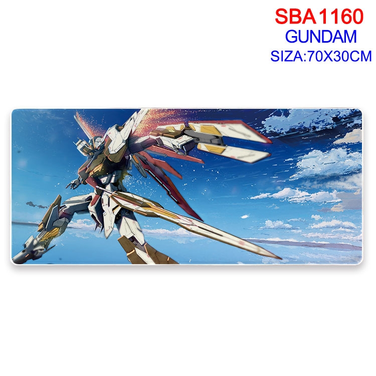 Gundam Animation peripheral locking mouse pad 70X30cm SBA-1160-2