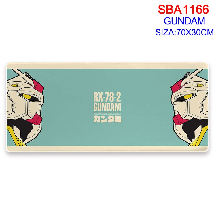 Gundam Animation peripheral locking mouse pad 70X30cm SBA-1166-2