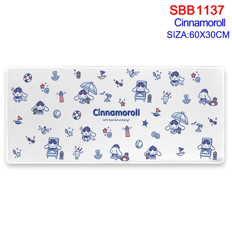 Cinnamoroll cartoon peripheral locking mouse pad 60X30cm  SBB-1137