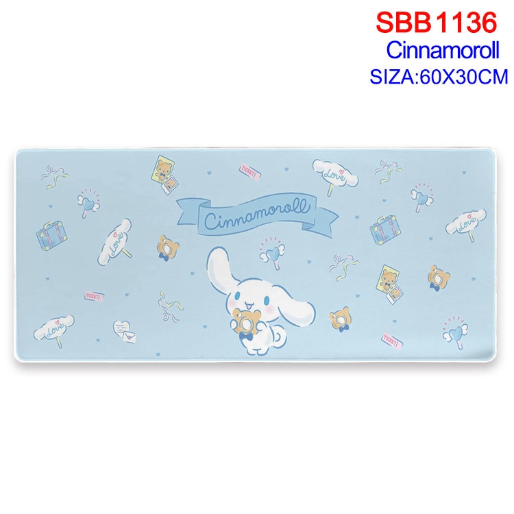 Cinnamoroll cartoon peripheral locking mouse pad 60X30cm  SBB-1136