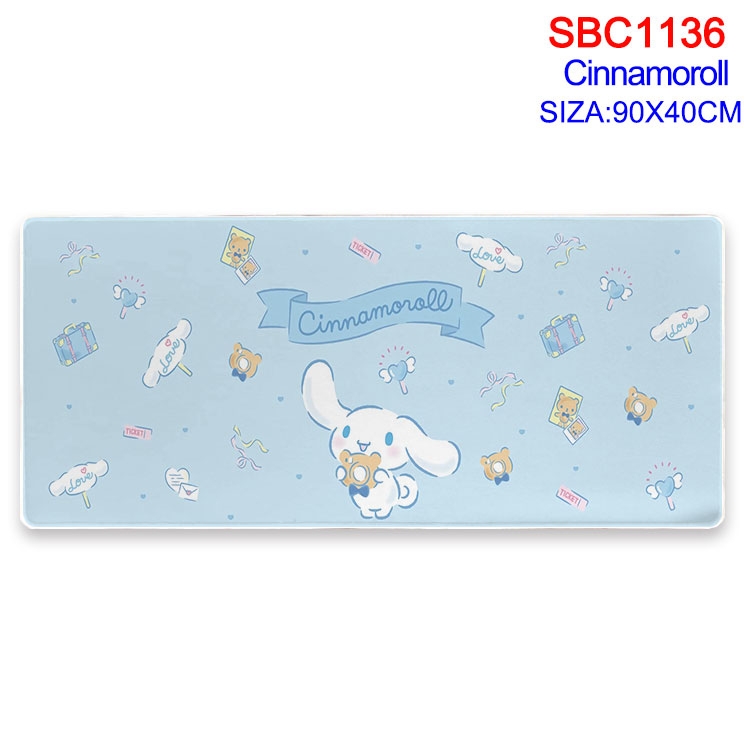 Cinnamoroll cartoon peripheral locking mouse pad 90X40CM SBC-1136-2