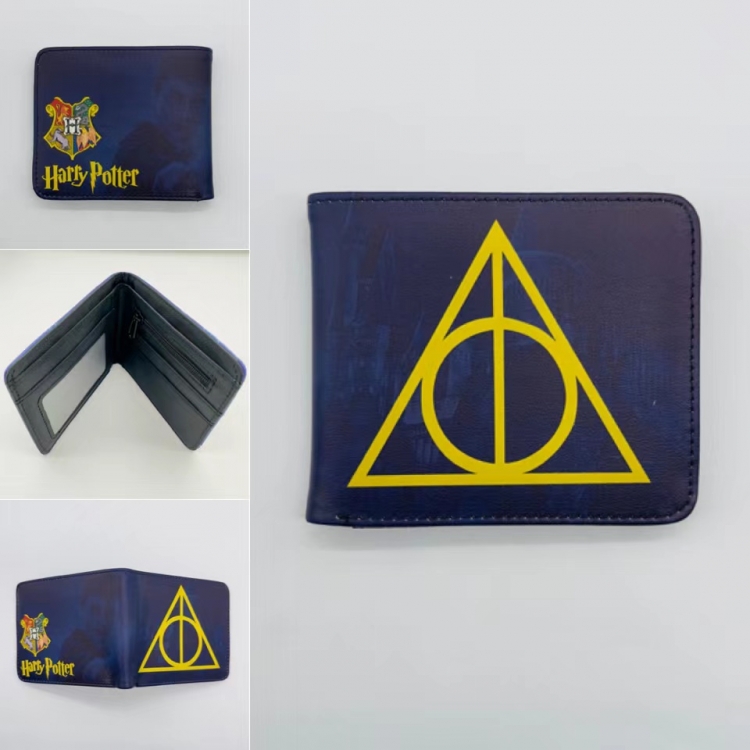Harry Potter Full color  Two fold short card case wallet 11X9.5CM 2257