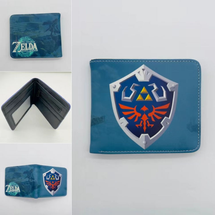 The Legend of Zelda Full color  Two fold short card case wallet 11X9.5CM 2222