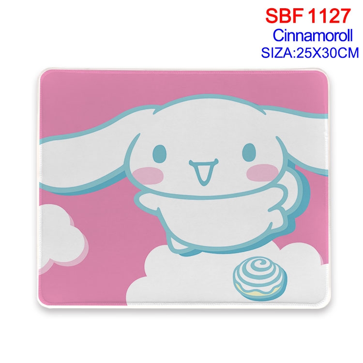 Cinnamoroll Anime peripheral edge lock mouse pad 25X30cm  SBF-1127-2