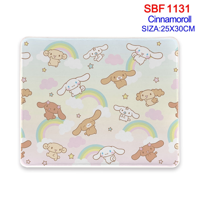 Cinnamoroll Anime peripheral edge lock mouse pad 25X30cm SBF-1131-2