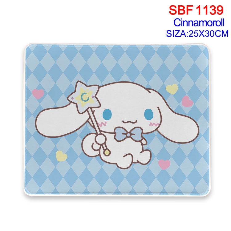 Cinnamoroll Anime peripheral edge lock mouse pad 25X30cm SBF-1139-2