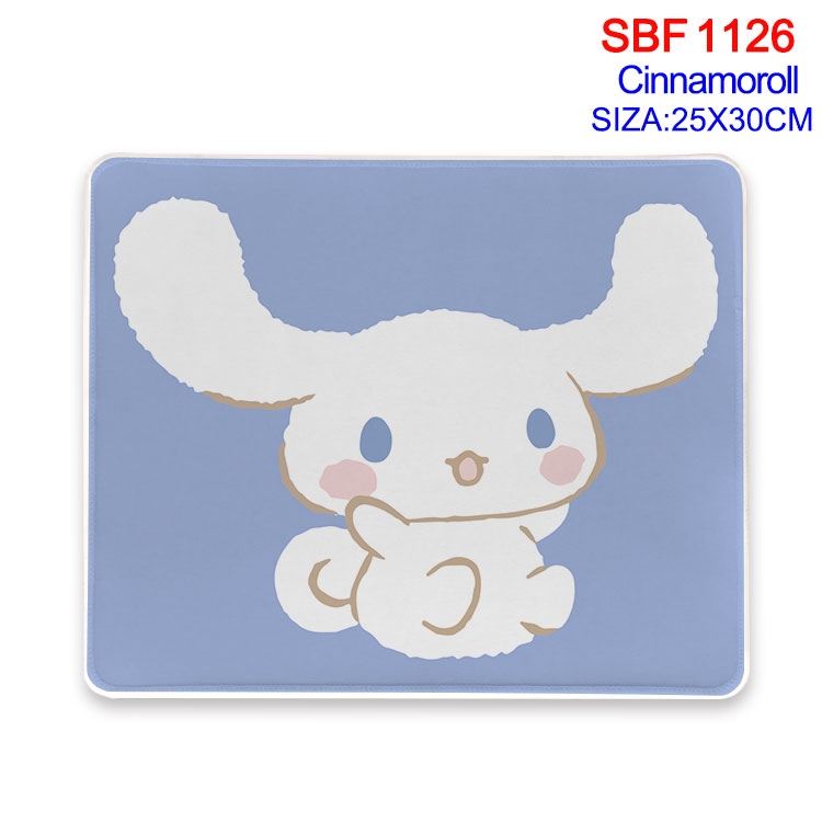Cinnamoroll Anime peripheral edge lock mouse pad 25X30cm SBF-1126-2