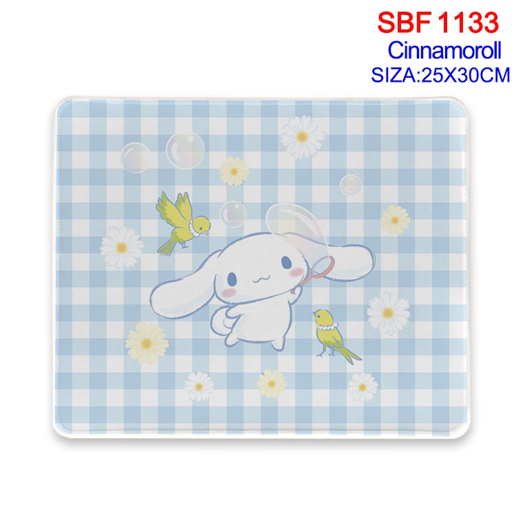 Cinnamoroll Anime peripheral edge lock mouse pad 25X30cm SBF-1133-2