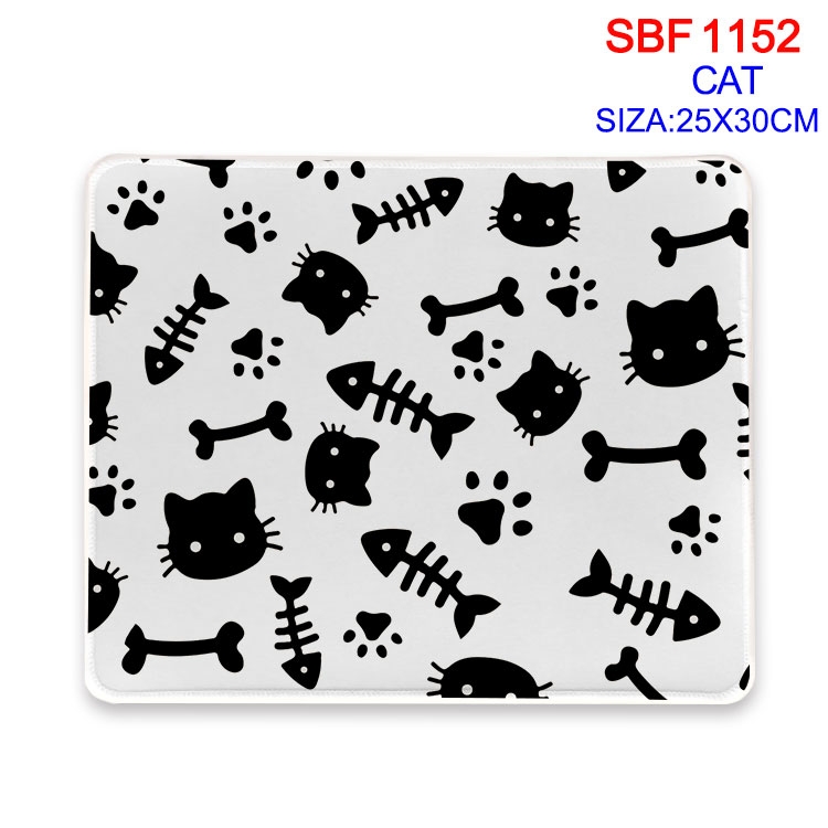 Cat Anime peripheral edge lock mouse pad 25X30cm  SBF-1152-2