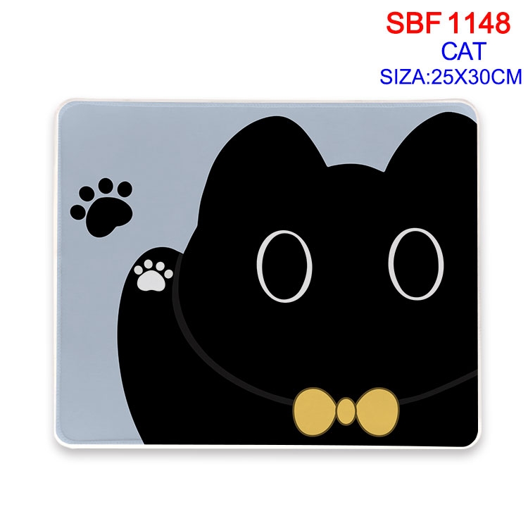 Cat Anime peripheral edge lock mouse pad 25X30cm SBF-1148-2