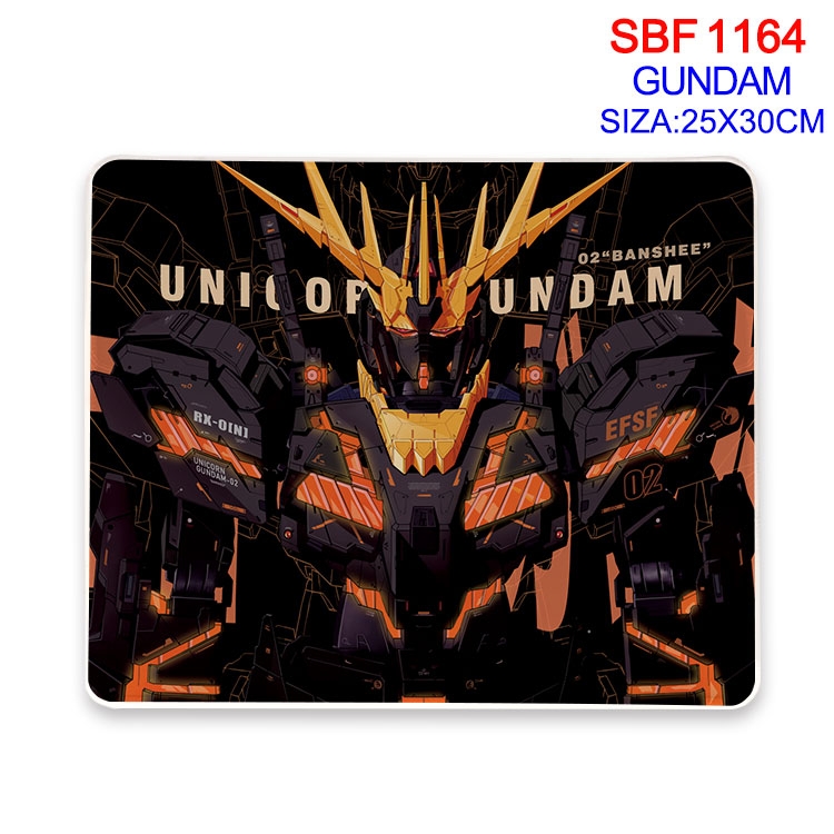 Gundam Anime peripheral edge lock mouse pad 25X30cm  SBF-1164-2