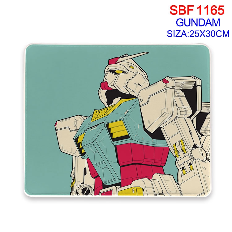Gundam Anime peripheral edge lock mouse pad 25X30cm  SBF-1165-2