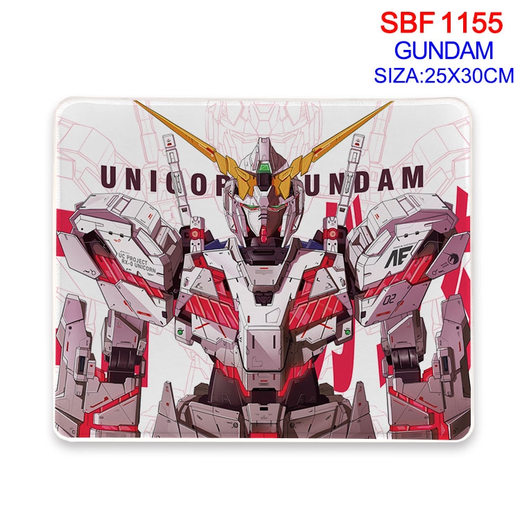 Gundam Anime peripheral edge lock mouse pad 25X30cm SBF-1155-2