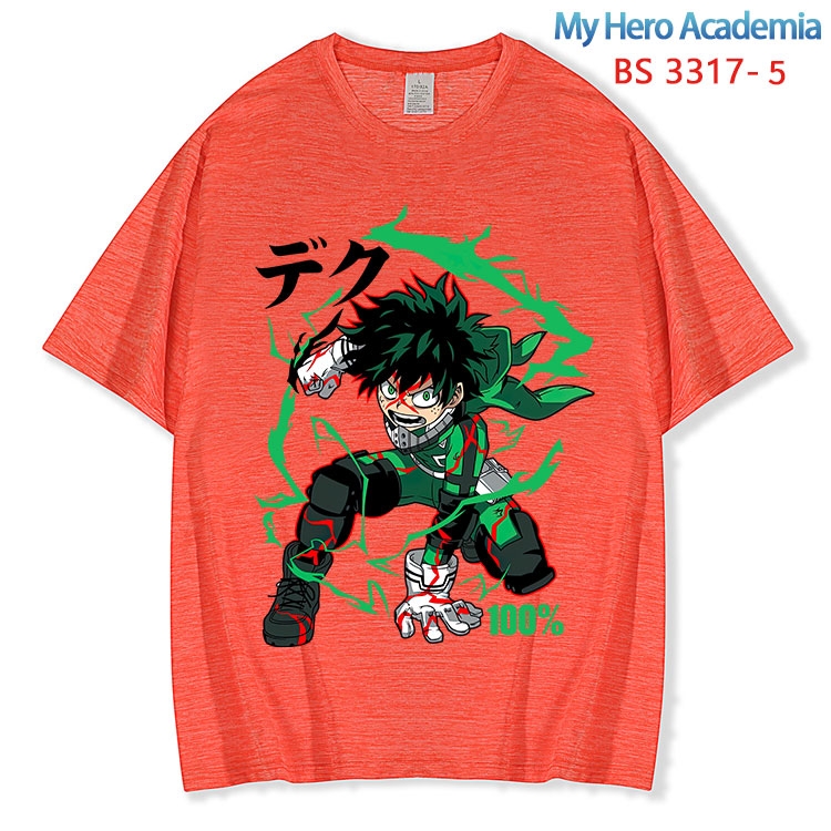 My Hero Academia  ice silk cotton loose and comfortable T-shirt from XS to 5XL BS-3317-5