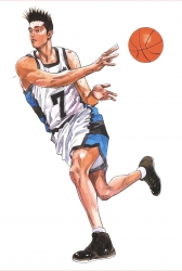 Slam Dunk Anime black Plastic ...